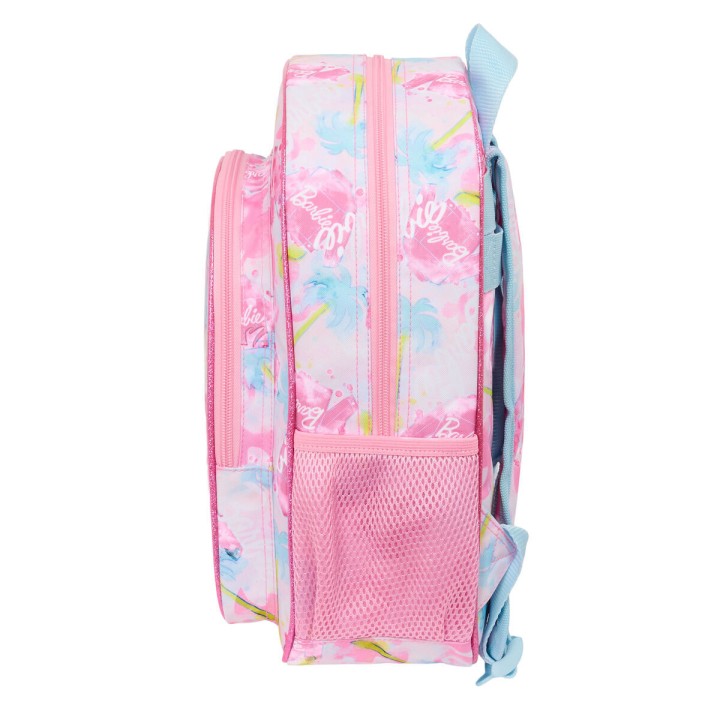 Zaino Scuola Barbie Painterly Rosa Blu cielo 26 x 34 x 11 cm