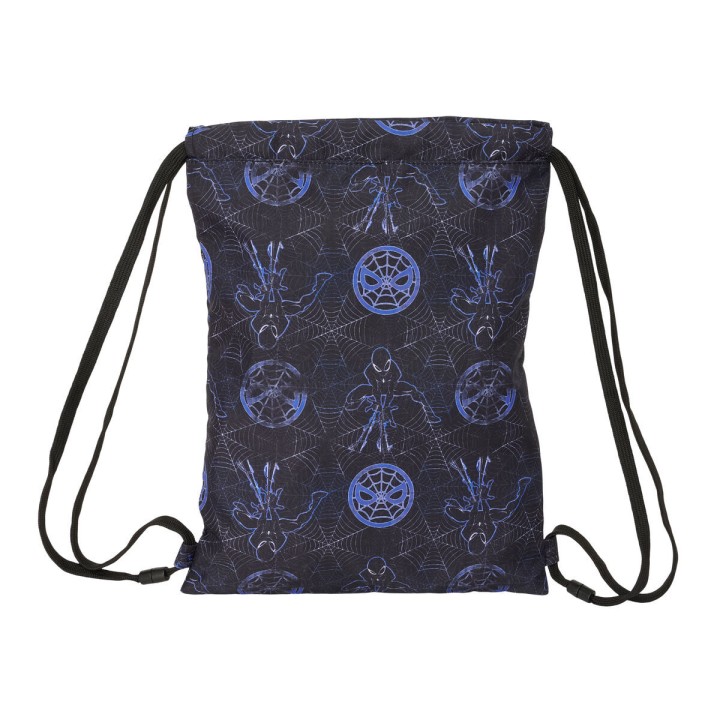 Zainetto con Cordini Spider-Man Attack Nero 26 x 34 x 1 cm