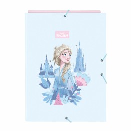 Raccoglitore ad anelli Frozen Ice magic Azzurro A4 26 x 33.5 x 2.5 cm