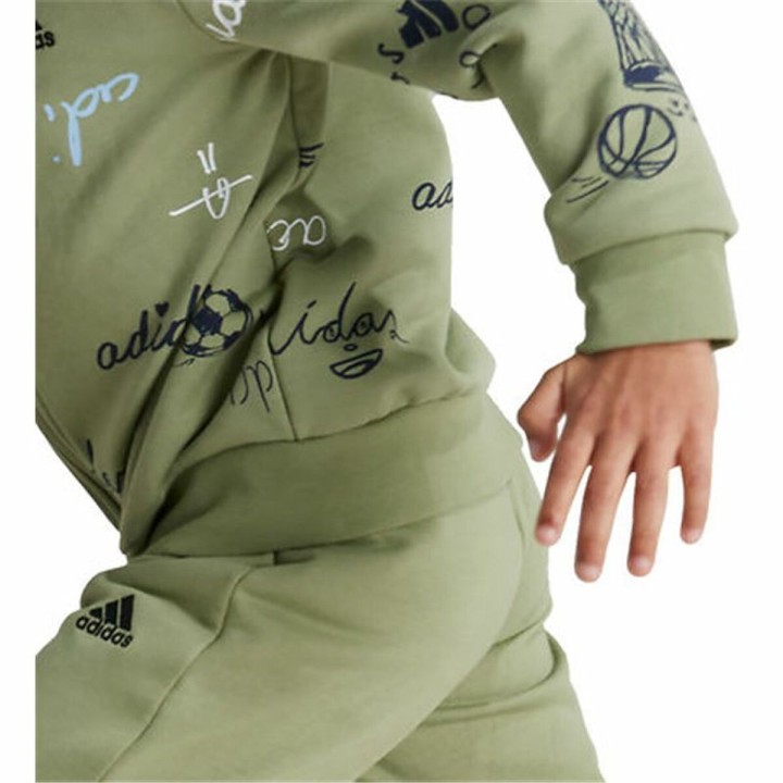 Tuta da Bambini Adidas Brand Love Little Verde