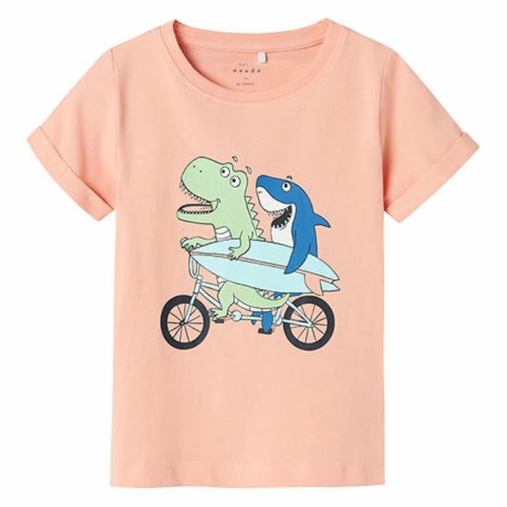 Maglia a Maniche Corte per Bambini Name It Nmmvux