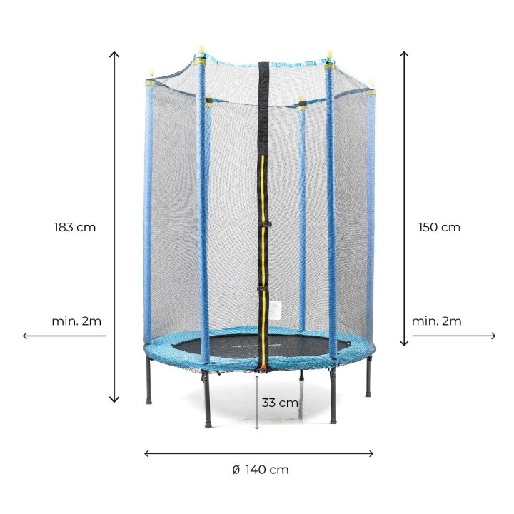 Trampolino per Bambini con Rete di Sicurezza Zuply InnovaGoods