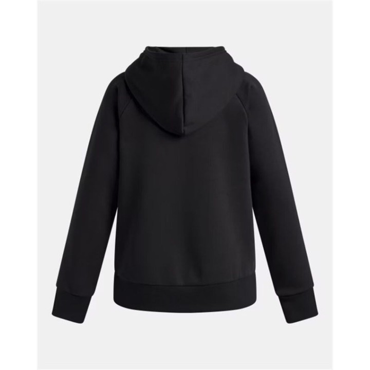 Felpa con Cappuccio da Bambina Under Armour Rival Flc Shimmer Hdy Nero