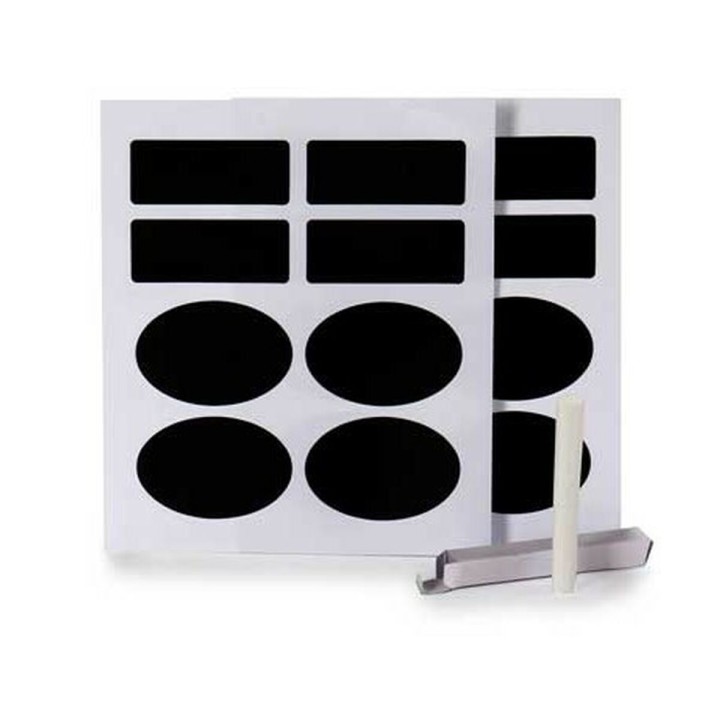 Adesivi Vivalto Nero Set 16 Pezzi
