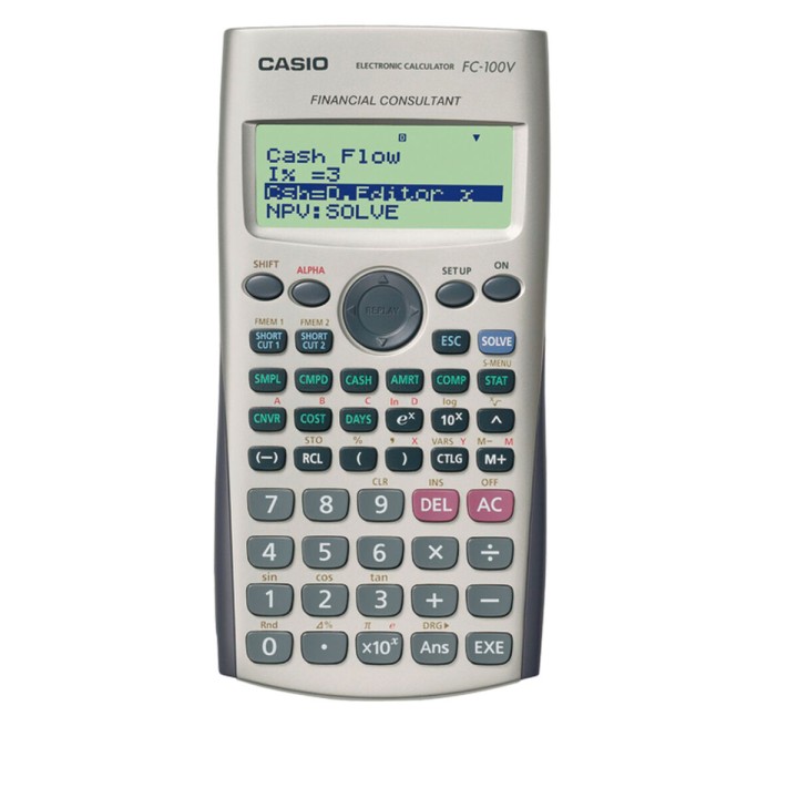 Calcolatrice Finanziaria Casio FC-100V