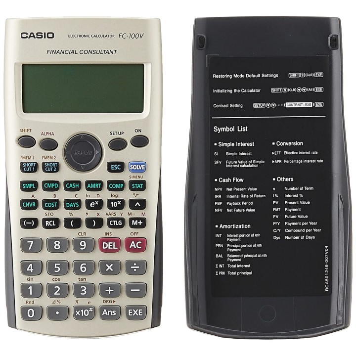 Calcolatrice Finanziaria Casio FC-100V