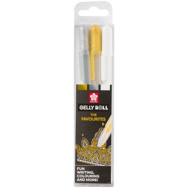 Penna gel Talens POXPGBMIX3A Bianco (3 Unità) (Ricondizionati A+)