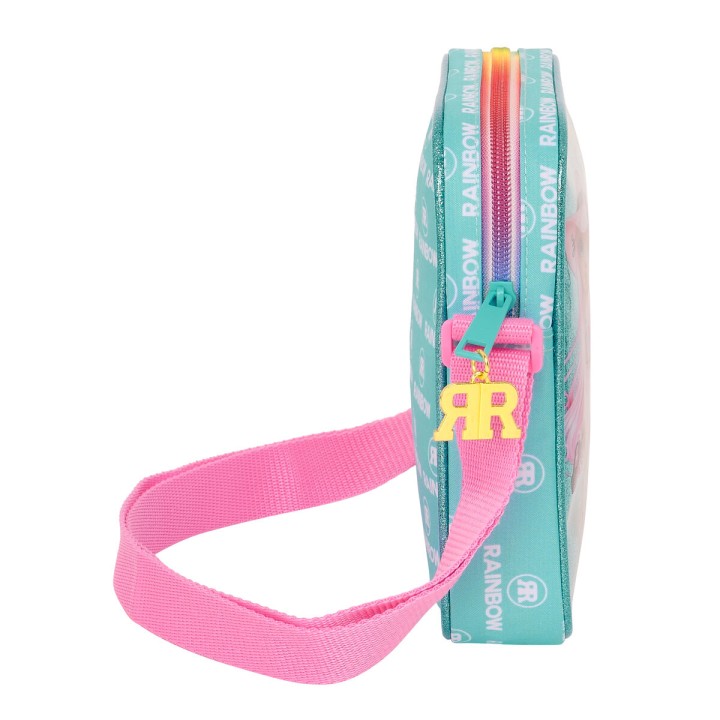 Borsa a Tracolla Rainbow High Paradise Turchese 16 x 18 x 4 cm