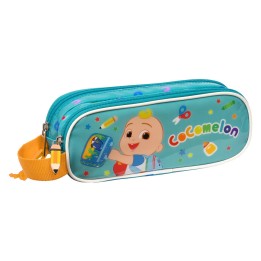 Portaoggetti Doppio CoComelon Back to class Azzurro Chiaro (21 x 8 x 6 cm)