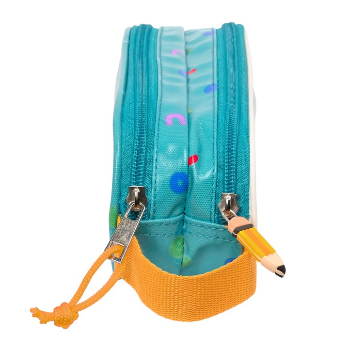 Portaoggetti Doppio CoComelon Back to class Azzurro Chiaro (21 x 8 x 6 cm)