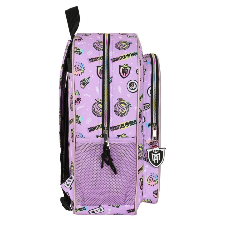 Zaino Scuola Monster High Best boos Lilla 33 x 42 x 14 cm