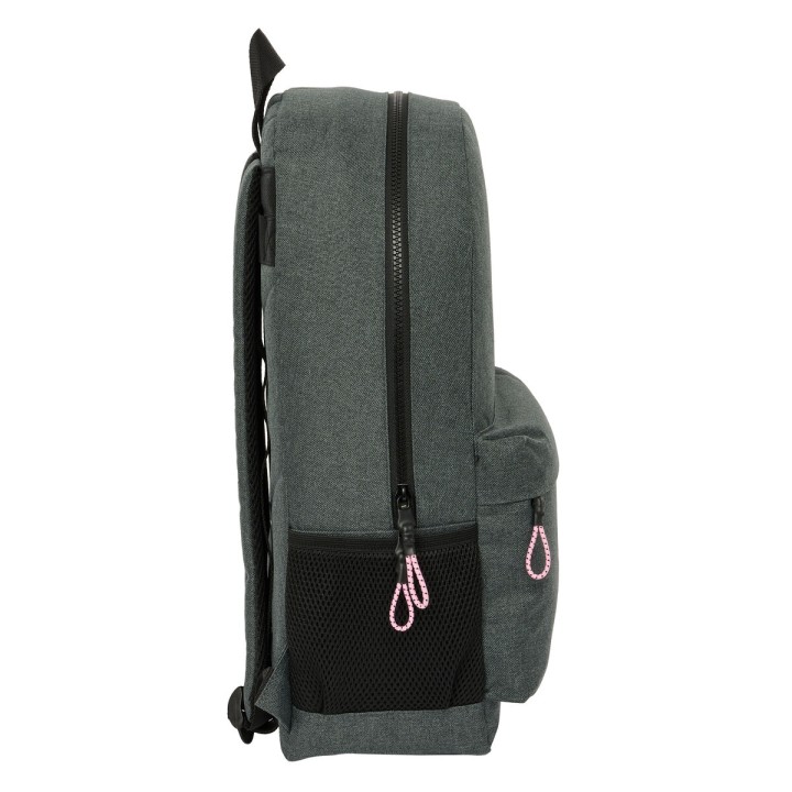 Zaino Scuola Kappa Silver pink Grigio 30 x 14 x 46 cm