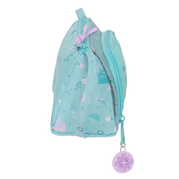 Astuccio Scuola Frozen Hello spring Azzurro 20 x 11 x 8.5 cm