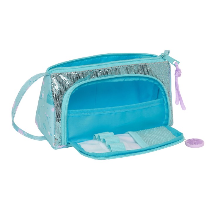 Astuccio Scuola Frozen Hello spring Azzurro 20 x 11 x 8.5 cm