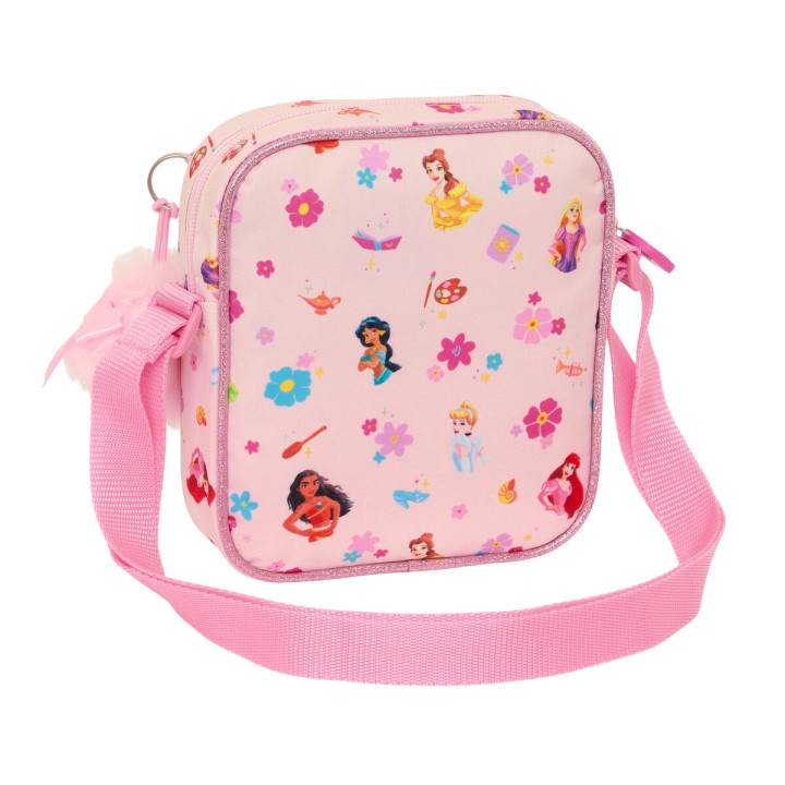 Borsa a Tracolla Disney Princess Summer adventures Rosa 16 x 18 x 4 cm