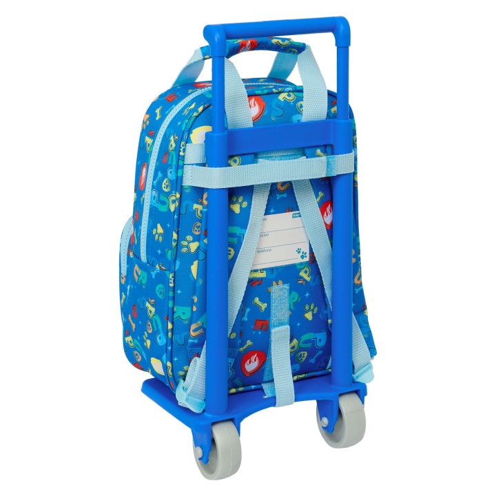 Trolley per la Scuola The Paw Patrol Pups rule Azzurro 20 x 28 x 8 cm