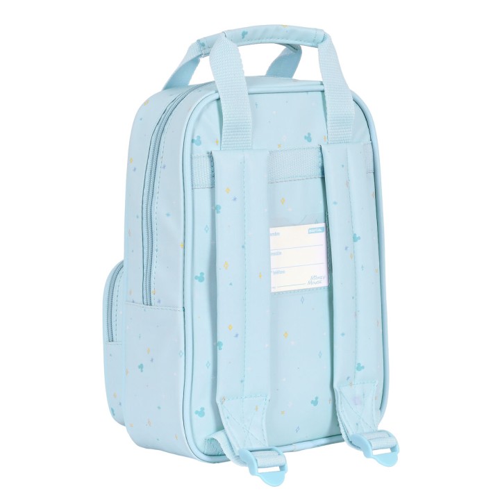 Zaino Scuola Mickey Mouse Clubhouse Azzurro Chiaro 20 x 28 x 8 cm