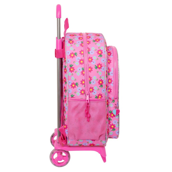 Trolley per la Scuola Trolls Rosa 33 x 42 x 14 cm