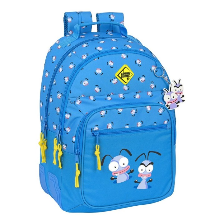 Zaino Scuola El Hormiguero Azzurro 32 x 42 x 15 cm