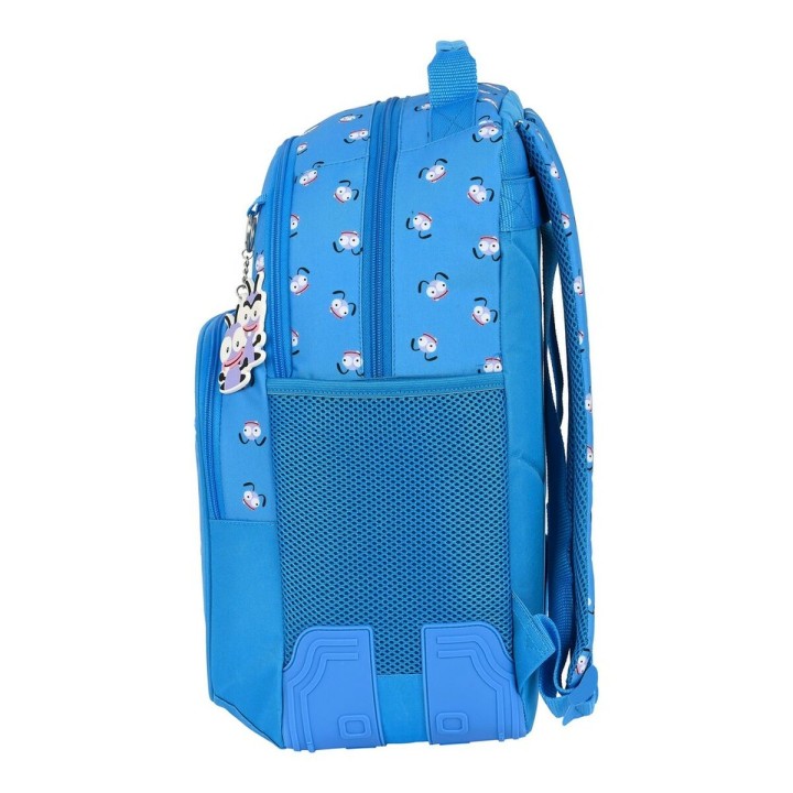 Zaino Scuola El Hormiguero Azzurro 32 x 42 x 15 cm