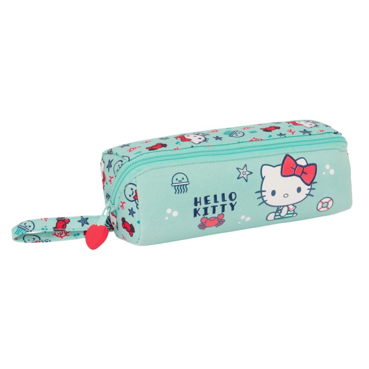 Astuccio Scuola Hello Kitty Sea lovers Turchese 22 x 10 x 10 cm