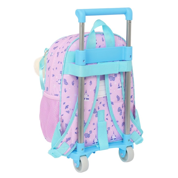 Trolley per la Scuola Frozen Cool days Violetta Blu cielo 28 x 34 x 10 cm