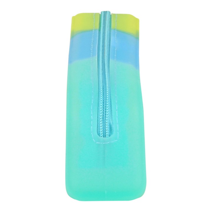 Astuccio Scuola Safta Azzurro Verde Giallo (18.5 x 7.5 x 5.5 cm)