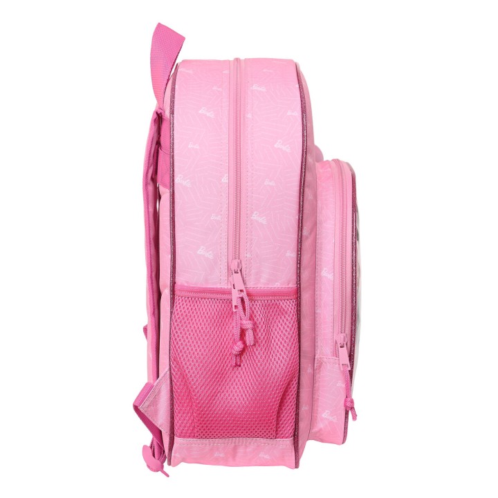 Zaino Scuola Barbie Girl Rosa 32 X 38 X 12 cm