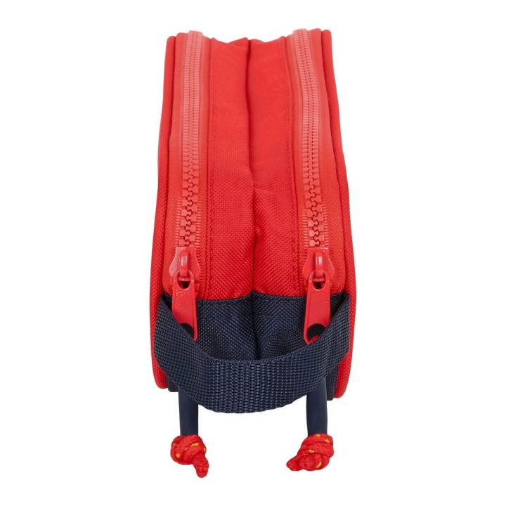 Astuccio Scuola RFEF Rosso Azzurro (21 x 8 x 6 cm)