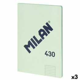Agenda Milan 430 Verde A4 48 Fogli (3 Unità)