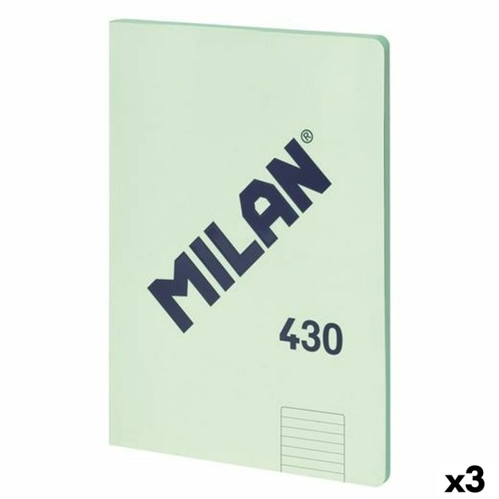 Agenda Milan 430 Verde A4 48 Fogli (3 Unità)