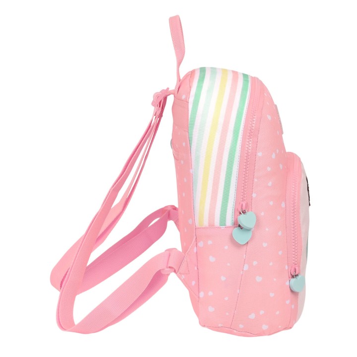 Zaino BlackFit8 Globitos Mini Rosa 25 x 30 x 13 cm