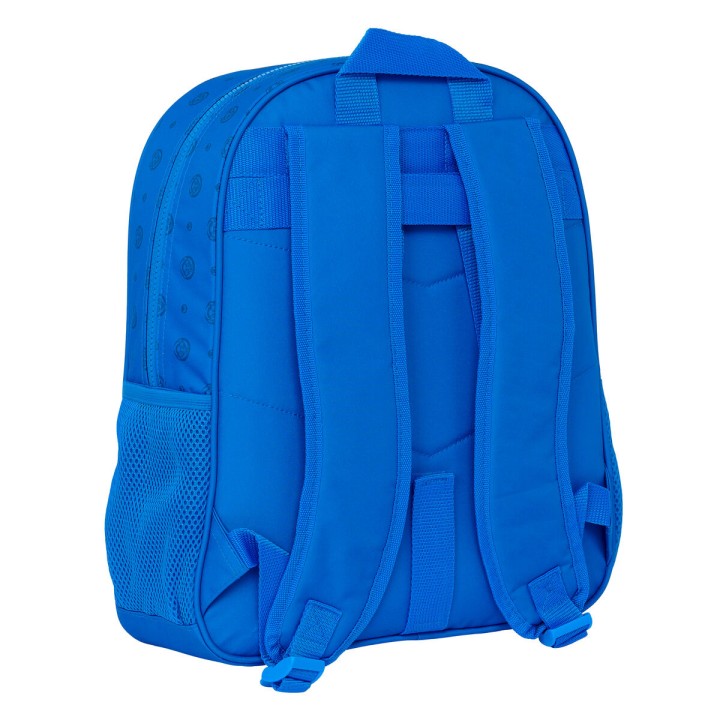 Zaino Scuola Super Mario Play Azzurro Rosso 32 X 38 X 12 cm