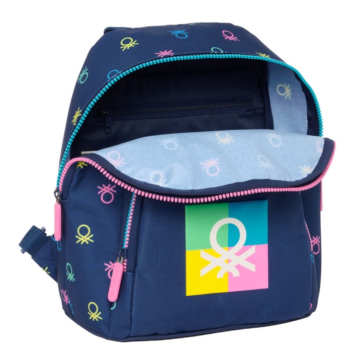 Zaino Benetton Cool Mini Blu Marino 25 x 30 x 13 cm