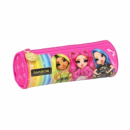 Astuccio Scuola Cilindrico Rainbow High Fucsia (20 x 7 x 7 cm)