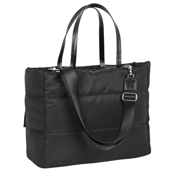 Borsa Moos Negro Trapunta Nero (54 x 31 x 17 cm)