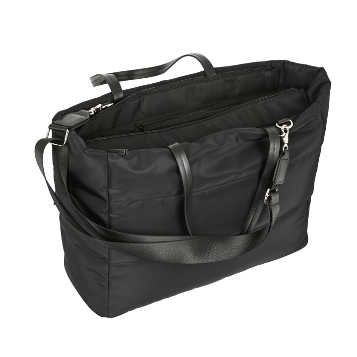 Borsa Moos Negro Trapunta Nero (54 x 31 x 17 cm)