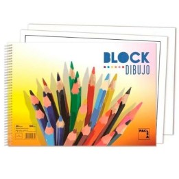 Blocco da disegno Pacsa 20 Fogli 33 x 23 cm Con cornice