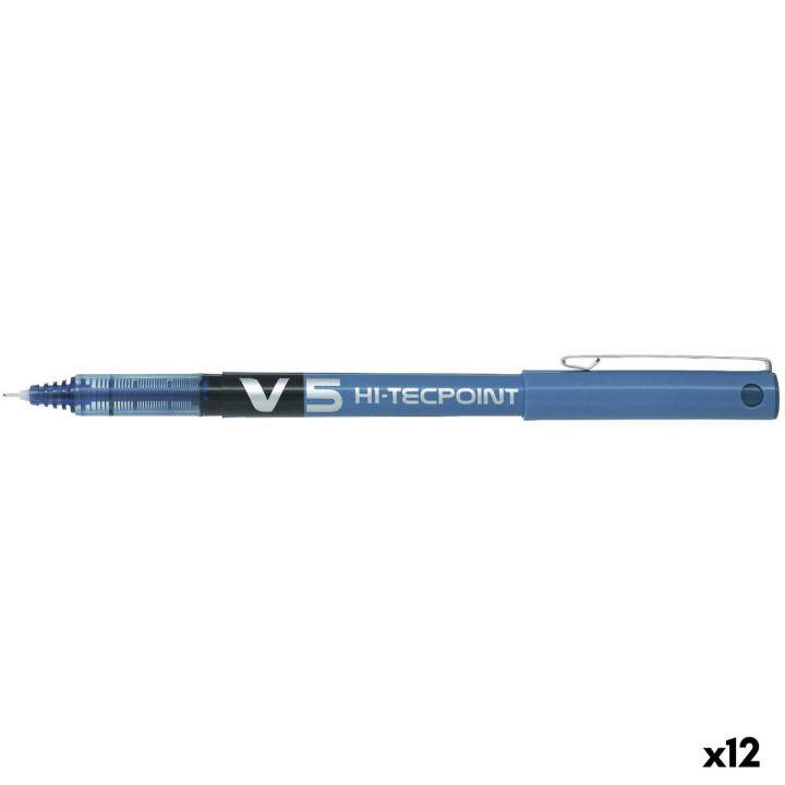 Penna a inchiostro liquido Pilot V-5 Azzurro 0,5 mm 0,3 mm (12 Unità)