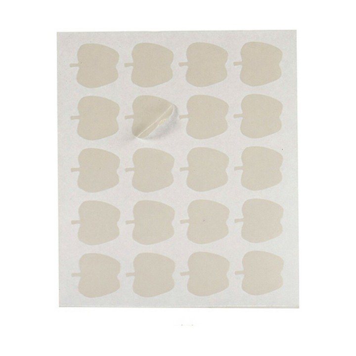 Etichette adesive Pincello Bianco 17 x 4 x 19 cm 22 x 49 mm Mela (12 Unità)
