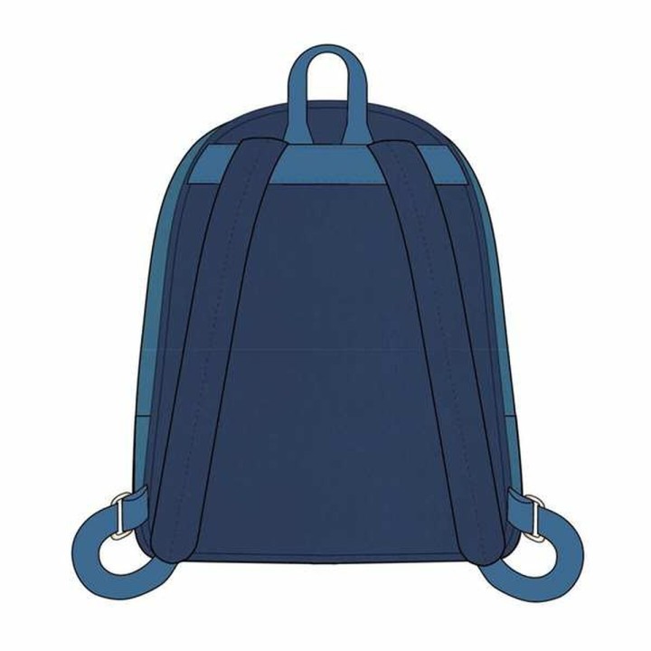 Zaino Scuola Stitch Azzurro 22 x 25 x 11 cm