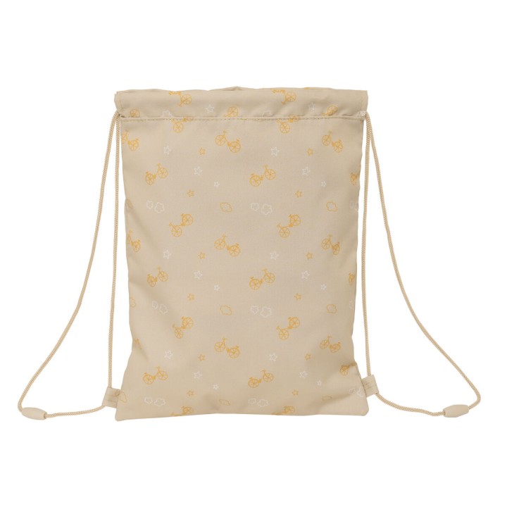 Zainetto con Cordini Safta Osito Beige 26 x 34 x 1 cm