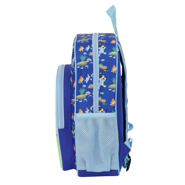 Zaino Scuola Bluey Blu Marino 28 x 34 x 10 cm