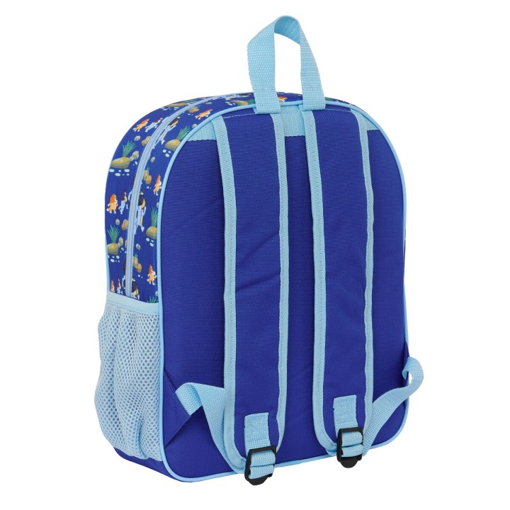 Zaino Scuola Bluey Blu Marino 28 x 34 x 10 cm