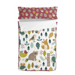 Copripiumone a sacco con Piumone HappyFriday Moshi Moshi Harvestwood Multicolore 42 x 20 x 50 cm