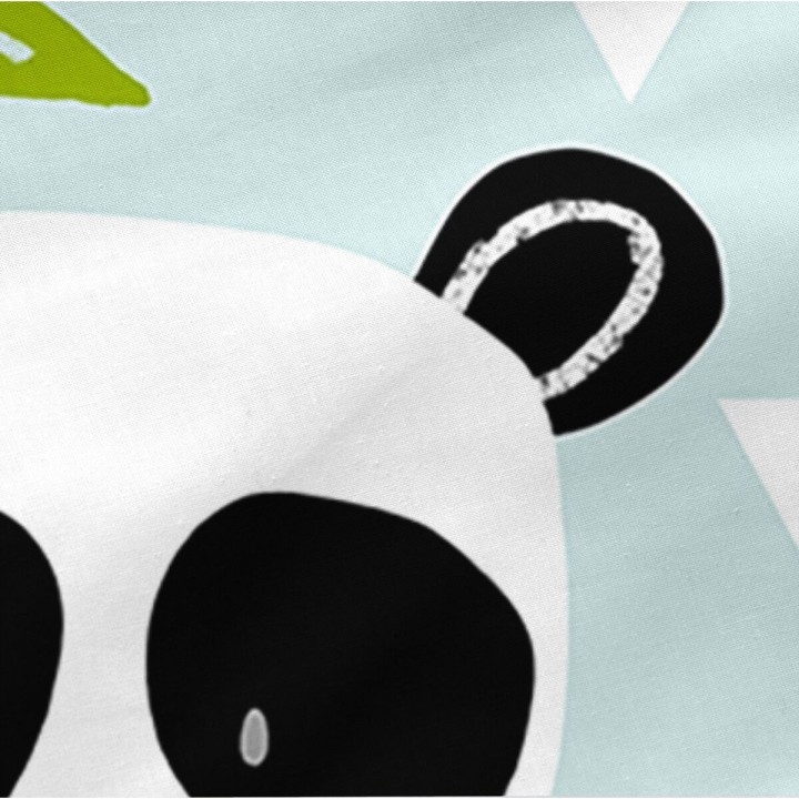 Copripiumone a sacco con Piumone HappyFriday Moshi Moshi Panda Garden Blue Azzurro 42 x 20 x 50 cm