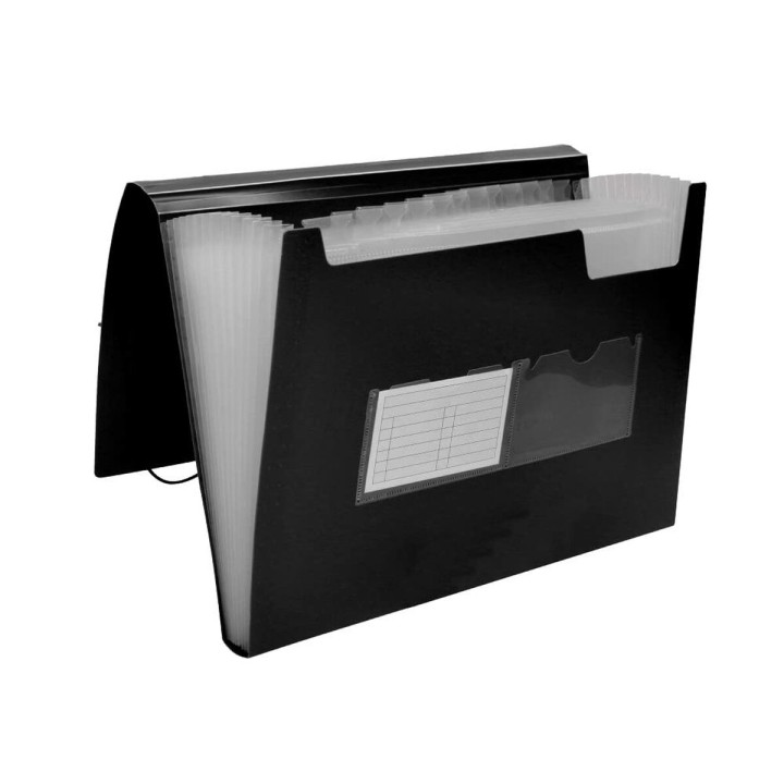 Classificatore Documenti Liderpapel FU35 Nero A4