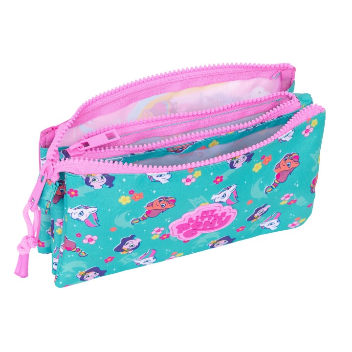 Portaoggetti Triplo My Little Pony Magic Rosa Turchese 22 x 12 x 3 cm