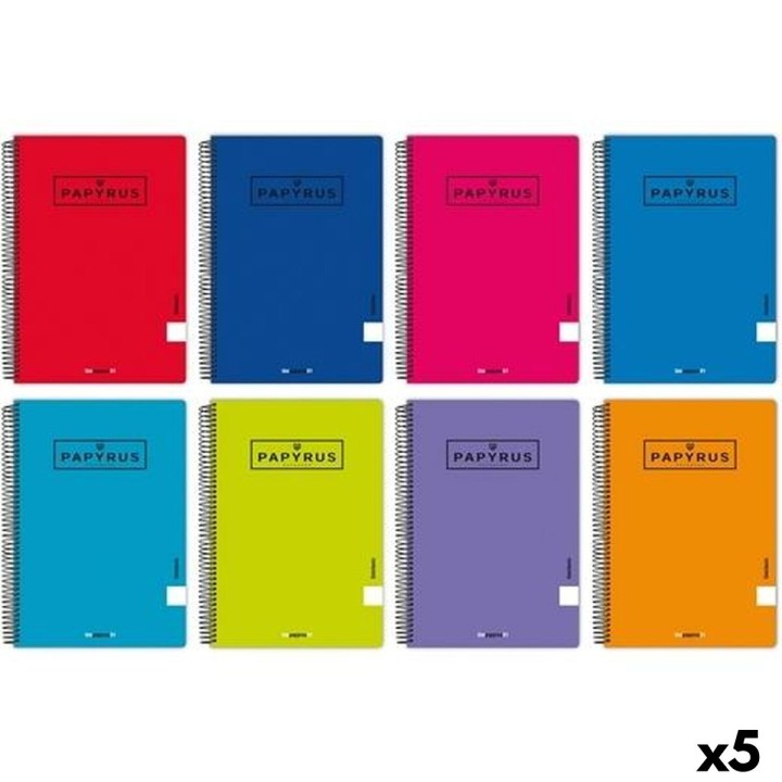 Quaderno Papyrus 01-UNICLASIC Quarto 80 Pagine (5 Unità)