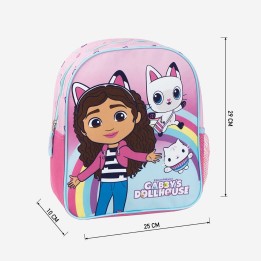 Zaino Scuola Gabby's Dollhouse Rosa 25,0 x 20,0 x 30,0 cm